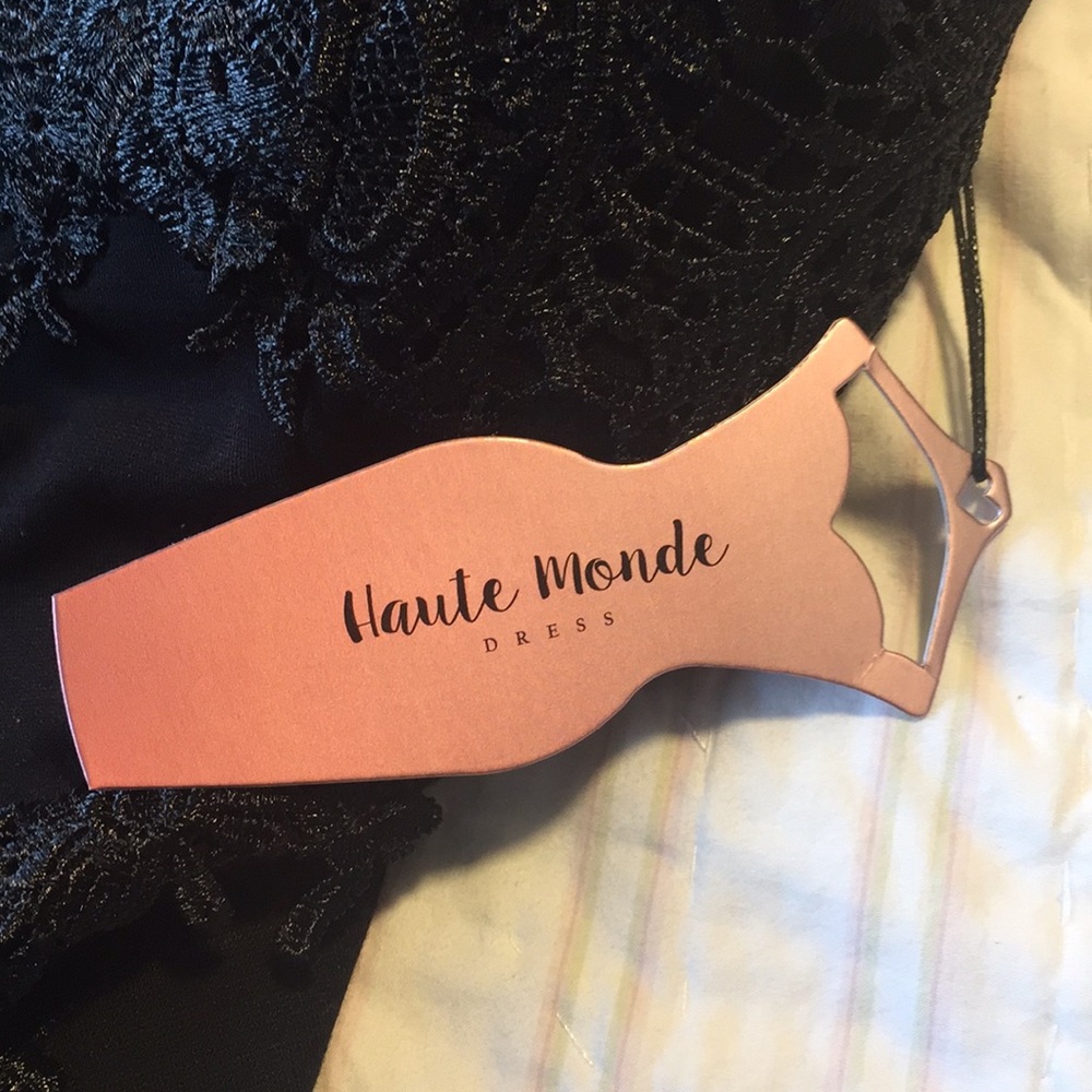 Black Lace Sexy Slip Dress/Lingerie Straps Medium - Picture 10 of 16
